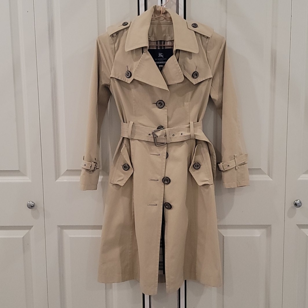 Authentic Burberry blue label trench coat